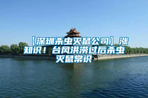 【深圳殺蟲滅鼠公司】漲知識!臺風(fēng)洪澇過后殺蟲滅鼠常識