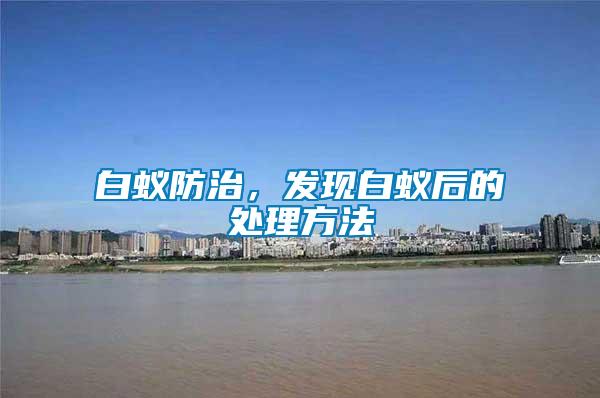 白蟻防治，發現白蟻后的處理方法