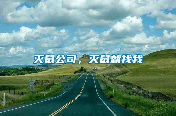 滅鼠公司,滅鼠就找我