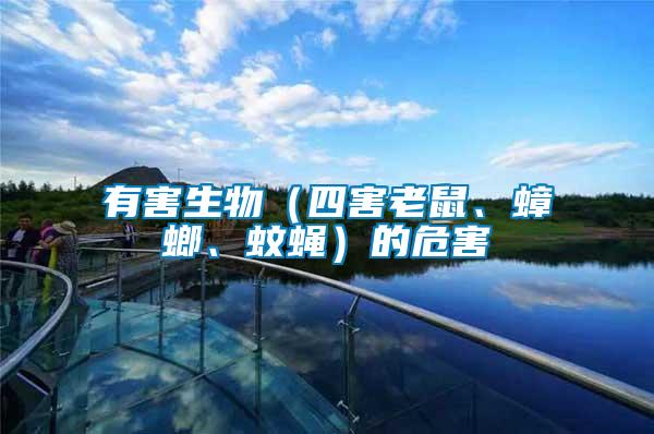 有害生物（四害老鼠、蟑螂、蚊蠅）的危害