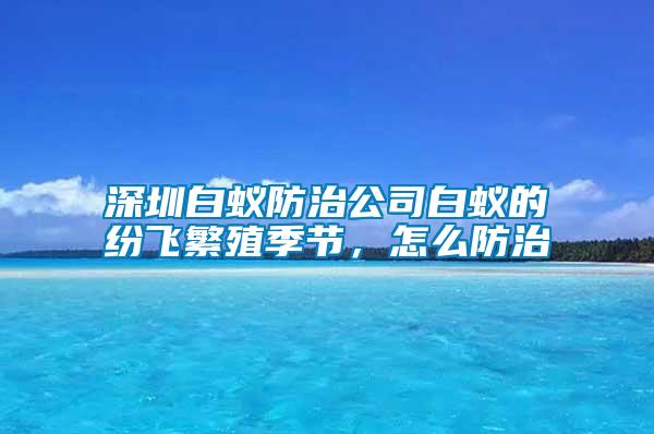 深圳白蟻防治公司白蟻的紛飛繁殖季節(jié),怎么防治